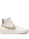 Nike Blazer Mid 77 Sneakers In Off White And Leopard Print In Neutrals