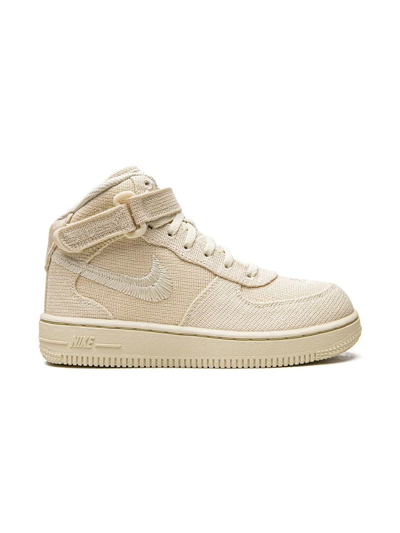 Nike Air Force 1 Mid Trainers In 褐色