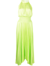 A.l.c Renzo Ii Sleeveless Pleated Midi Dress In Green