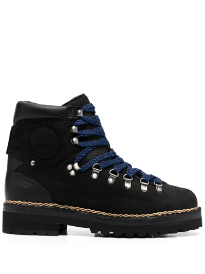 Polo Ralph Lauren Lace-up 50mm Ankle Boots In 黑色