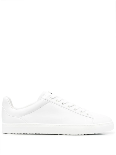 Stuart Weitzman Livvy Low-top Lace-up Trainers In White