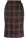 VIVIENNE WESTWOOD HIGH-WAISTED CHECK-SKIRT