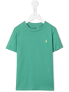 RALPH LAUREN LOGO-EMBROIDERED COTTON T-SHIRT