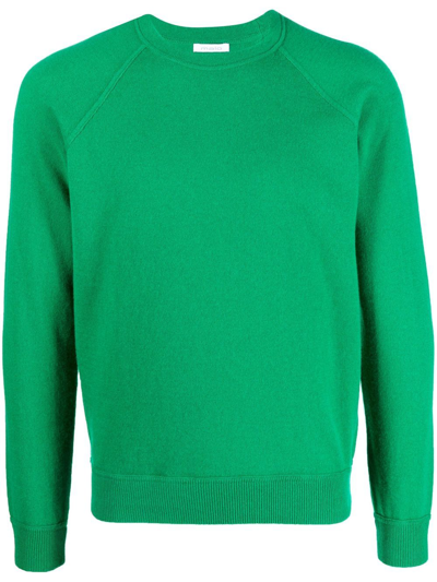 Malo Raglan-sleeve Cashmere Jumper In Green