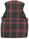 VIVIENNE WESTWOOD CHECK-PATTERN HIGH-WAISTED SKIRT