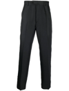 KENZO COTTON TAPERED CROP TROUSERS