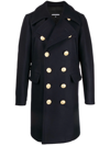 DSQUARED2 DOUBLE-BREASTED WOOL COAT