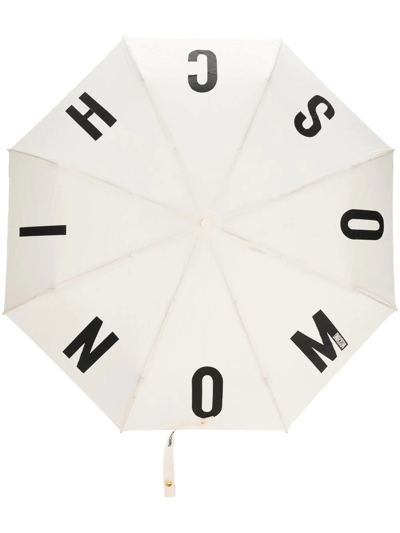 Moschino Logo-print Umbrella In I Cream
