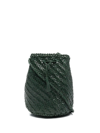 Dragon Diffusion Interwoven-design Bucket Bag In 绿色