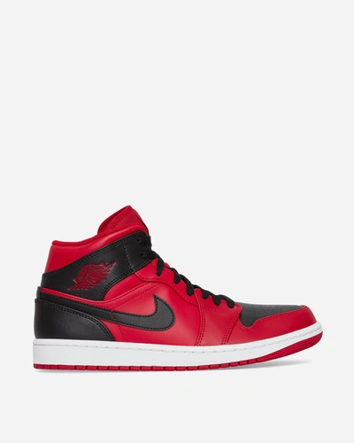 Nike Air Jordan 1 Mid Sneakers In Red