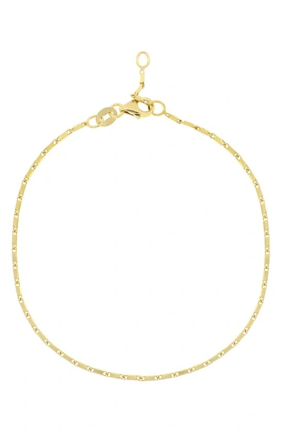 Bony Levy Ofira 14k Gold Snail Chain Bracelet In 14k Yellow Gold