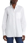 Rag & Bone Maxine Classic Button-front Shirt In Wht