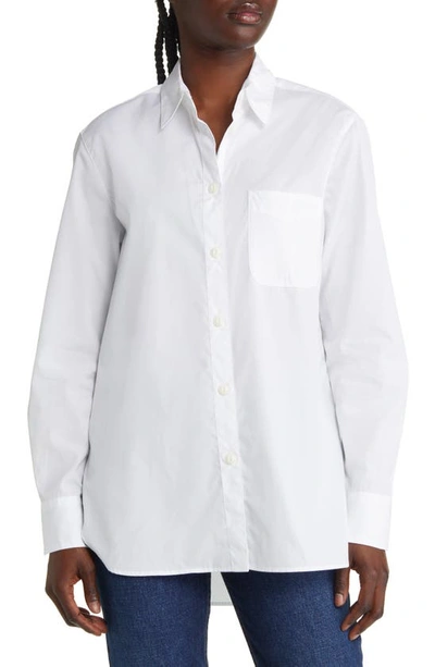 Rag & Bone Maxine Classic Button-front Shirt In White
