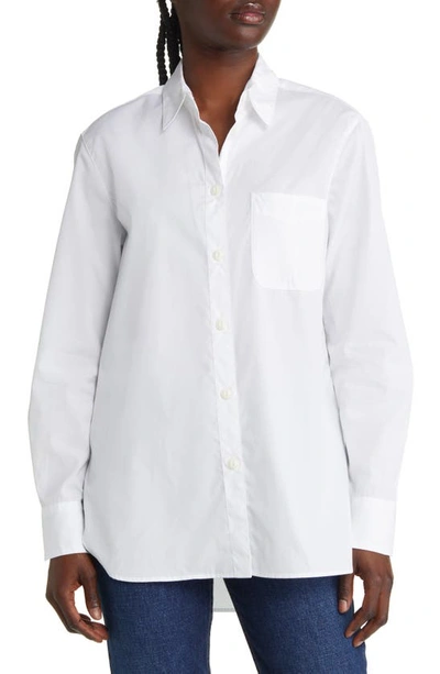 RAG & BONE ICONS MAXINE COTTON POPLIN BUTTON-UP SHIRT