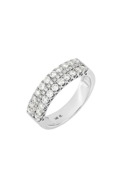 Bony Levy Audrey 3-row Diamond Band Ring In 18k White Gold