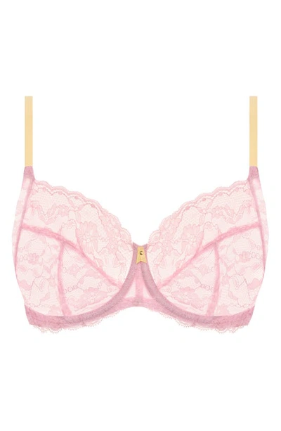 Freya Offbeat Underwire Side Support Bra In Macaroon