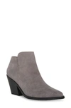 Blondo Noel Waterproof Pointed Toe Bootie In Grey Suede