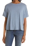 Eileen Fisher Crewneck Jersey Boxy T-shirt In Dusk