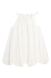 ZIMMERMANN KIDS' EMBROIDERED COTTON DRESS