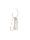 MM6 MAISON MARGIELA SAFETY PIN AND TAG EARRING,S41VG0018S1142111810936