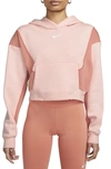 Nike Women's  Sportswear Oversized Fleece Hoodie In Pink