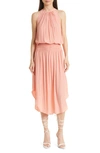 Ramy Brook Audrey Blouson Dress In Deco Rose