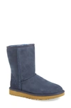 Ugg Classic Ii Genuine Shearling Lined Short Boot In Blue