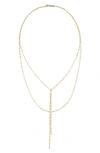 Lana Jewelry Blake Lariat Necklace In Yellow Gold