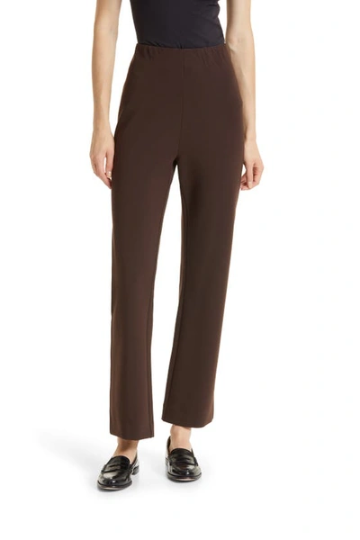 Masai Copenhagen Paige Straight Leg Trousers In Coffee Bean