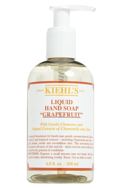 Kiehl's Since 1851 Grapefruit Liquid Hand Soap, 6.8 oz In Bottle