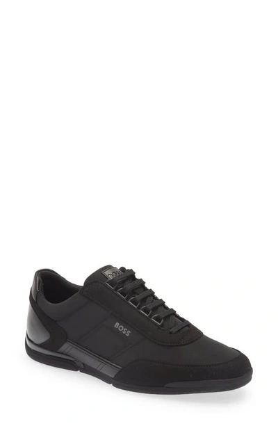 Hugo Boss Saturn Sneaker In Black