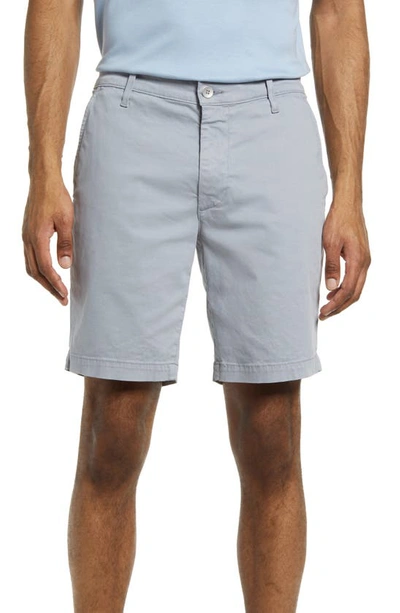 Ag Wanderer Stretch Chino Shorts In Coldwater Slate
