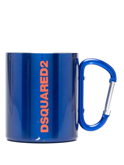 Dsquared2 D-ring Handle Mug In Blue