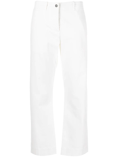 Nili Lotan Tomboy Straight-leg Jeans In White