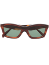 Totême Toteme Pre The Classics Sunglasses In Brown