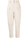 ISABEL MARANT ÉTOILE HIGH-WAIST STRAIGHT-LEG TROUSERS