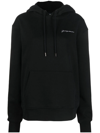 Jacquemus Le Sweatshirt Brode Branded Organic-cotton Hoody In Black