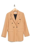 Belle & Bloom Princess Polly Textured Blazer In Camel