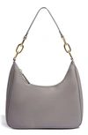 House Of Want Newbie Vegan Leather Shoulder Bag In Grey