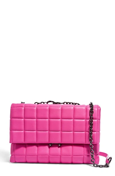 House Of Want We Step Up Vegan Leather Shoulder Bag In French Rose