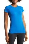 Sweaty Betty Athlete Seamless Workout T-shirt In Aquatic Blue