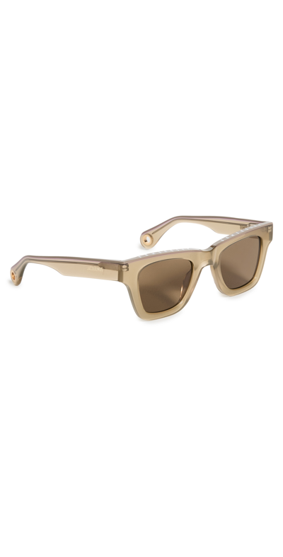 Jacquemus Les Lunettes Nocio In Multi-green