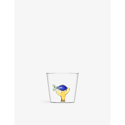 Ichendorf Fish Printed Glass Tumbler 8cm