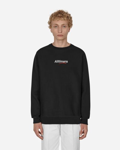Alltimers Mini Estate Embroidered Crewneck Sweatshirt In Black