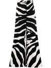 DOLCE & GABBANA `ZEBRA` WIDE LEG PANTS