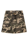 DL1961 KIDS' EMBROIDERED CAMO COTTON BLEND SKIRT