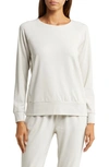 Cozy Earth Ultrasoft Long Sleeve Pajama Top In Light Grey