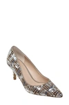 Charles By Charles David Audrey Pointed Toe Pump In Silvereq