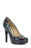 Jessica Simpson Women's Parisah Platform Pumps Women's Shoes In Green Combo