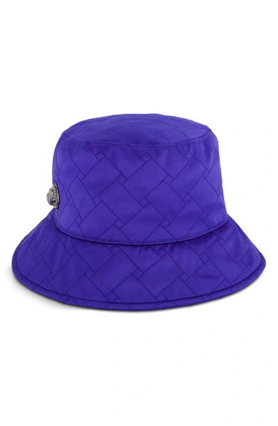 Kg Kurt Geiger Quilted Bucket Hat In Blue